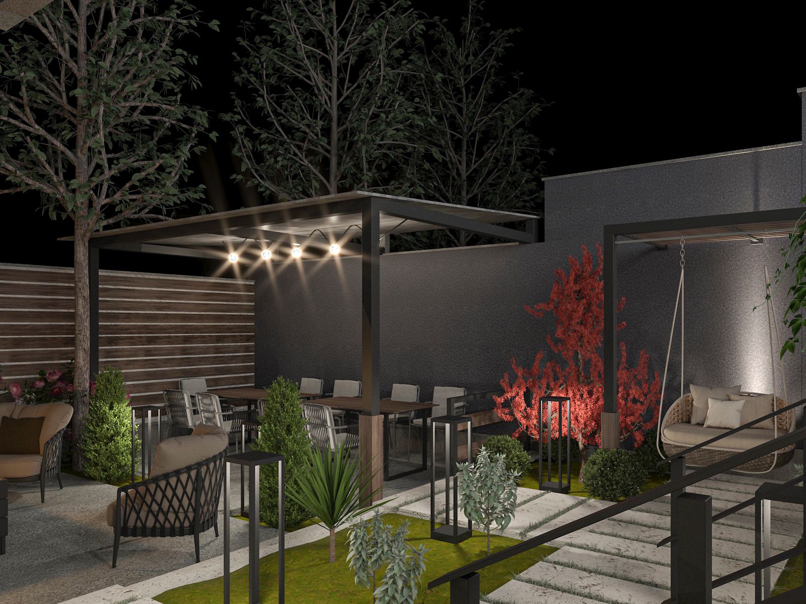 Modern Landscape Blueprint